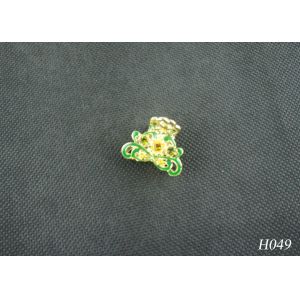 Quality Rhinestone Unisex Jeweled Hair Accessories Fashion Plated Gold Hairpin for Anniversary 20g for sale