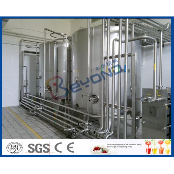 2000LPH 10000LPH SUS304 SUS316L UHT Milk Processing Plant With Filling Machine