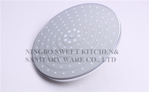 chrome plating shower head hand shower set round overhead shower rain shower ABS bathroom shower