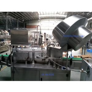 Three Capping Types Steam Vacuum Sealing Machine for Glass Bottles and Unscrewed
