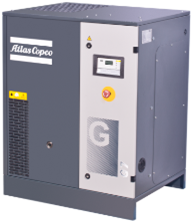 Economical Oil Injected Atlas Screw Air Compressor Compact G7 7kw
