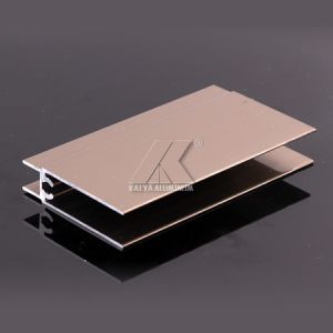 China 1.1mm Thick Wardrobe Aluminium Profile Not Easy Rusty Metal High Hardness on sale