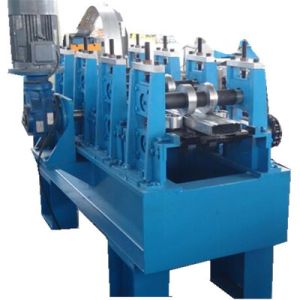 Supermarket Shelf Panel Roll Forming Machine With High Precision Punching Press