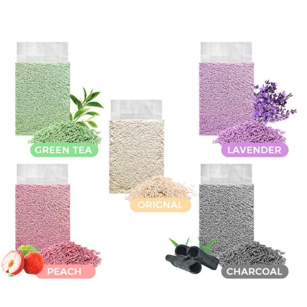 Buy High Performance Organic Natural Strong Clumping Food Grade Materials ODM/OEM Dust-Free Tofu Cat Litter at wholesale prices
