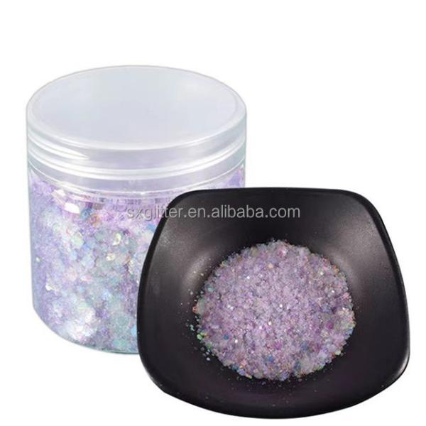 DIY size Diamond Dust Glitter Silver Glitter Powder Highlight Party Makeup A Game-Changer for Nail Beauty
