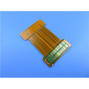 Double Layer Flexible PCB Board With Gold Plated Laser Cut For FPC Sample