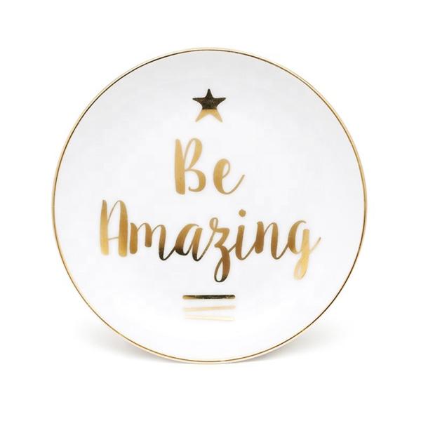 Dessert White Custom Plates Ceramic Plate Printing Designs Ceramic Plate For