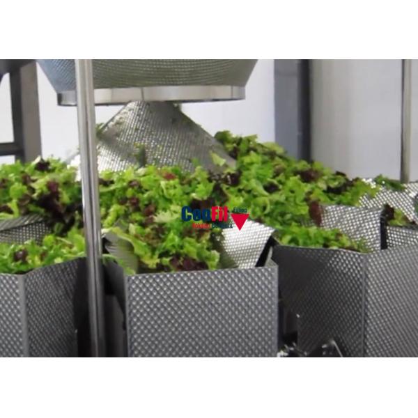 Multihead Weigher Packing Machine for Lettuce Vegetable Packaging System