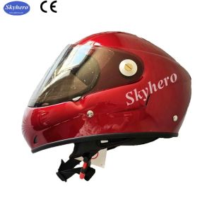 Black colour Full face Paragliding helmet GD-F Hang gliding helmet EN966