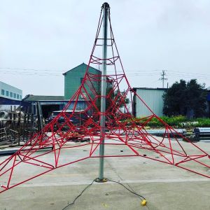 Pyramid Playset Custom Climbing Net 8x8x6m For Playground Equipments