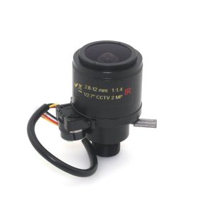 Quality 1/2.7'' MP HD Motorized 2.8-12mm Varifocal F1.4 M12 Mount DC Iris Auto IR CCTV Security Camera Lens for sale