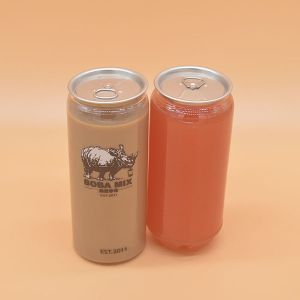 Transparent 350ml 57mm Diameter Beverage Plastic Bottle