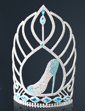 Buy 10 inch high heel girls pageant crowns special theme pageants crowns wholesale custom crowns and tiaras pai crown at wholesale prices