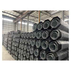 110KV Octagon Shape Steel Pole with AWS D 1.1 Welding for Power Transmission and