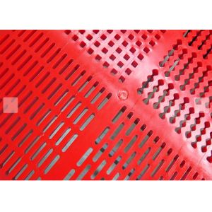 Slotted Apertures Polyurethane Screen Mesh Panel Fit Cylindrical Quarry