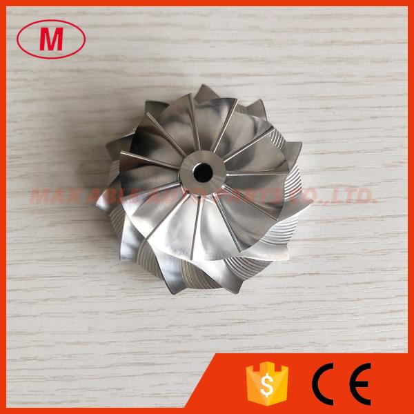TD04 45.47/60.48mm 11+0 blades high performance turbocharger milling/aluminum 2618/billet compressor wheel