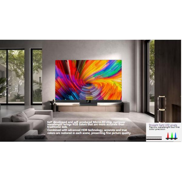 COB Mini LED HD Direct Display Indoor LED TV for Smart Office Meeting 135" Big Screen