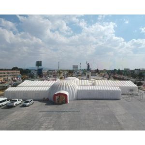 White Multi Red Medical Emergency Tent Field Hospital Hinchables