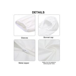 Antivirus Medical Protective Coveralls Disposable Protective Suit Against Germs