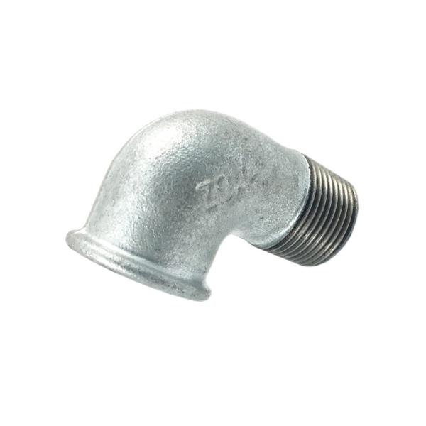Buy Metallurgical Galvanized Black Malleable Iron Street Elbow Male Female NPT Thread at wholesale prices