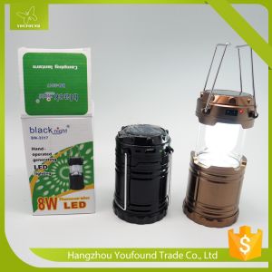 China WS-3317 USB Solar Rechargeable Handle Crank Camping Lantern on sale