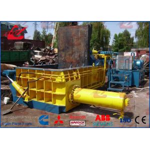Electrical Control Non Ferrous Metals Hydraulic Scrap Baling Machine Turn Out