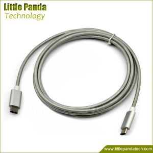 USB 2.0 Type C Male Data Charging Cable Woven Mesh Braided USB Data Cable for