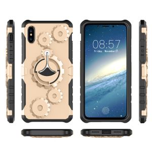 China TPU and PC 2 in 1 Kickstand Finger Ring Holder gear Case For IphoneX 8 plus 7 6s armband shockproof sports Phone Cover on sale