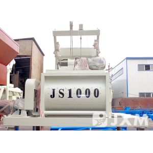 1000L Twin Shaft Mixer Batching Plant High Mixing Performance