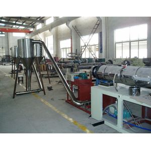 China PVC Double Screw Granulating Machine , Hot Cutting Pelletizing Extrusion Line on sale