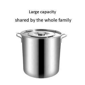 201 Stainless Steel Commercial Bucket Heavy Duty Cooking Pot
