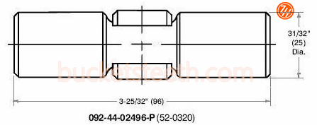 09244-02496 Bucket Pins
