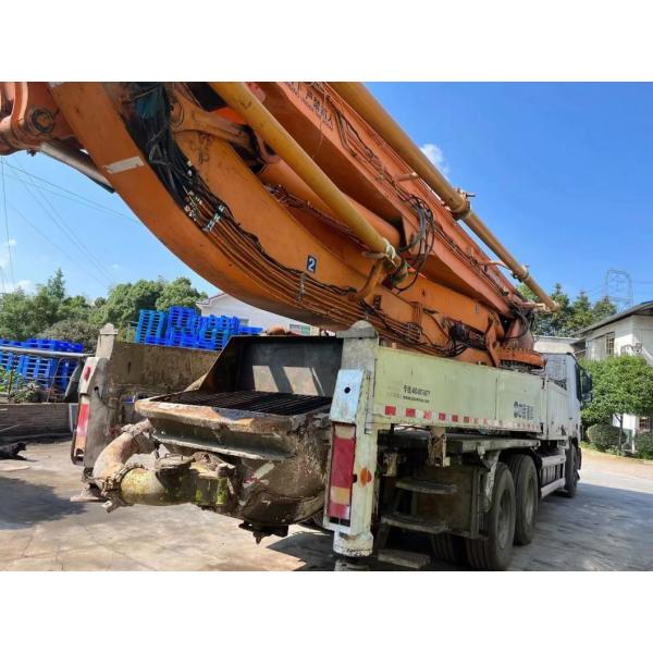 2014 Zoomlion 49m Used Concrete Pump Truck Concrete Mixer Machine Truck Mounted Pump