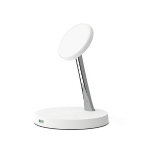 Quality 3 Level LED Night Light Wireless Double Charging Stand With Short Circuit Protection for sale