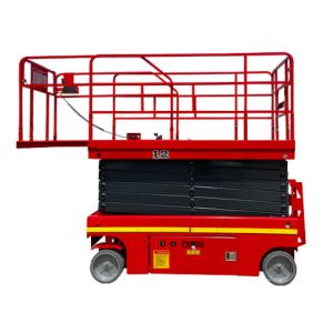 Quality 320kg Hydraulic Electric Double Mast Aerial Work Platform 11.8m Vertical Lift Self-propelled Lift for sale