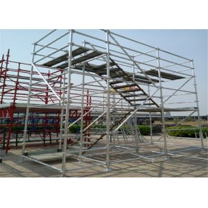 Safe Ringlock Scaffolding System Pipe Support Scaffolding SGS Certification