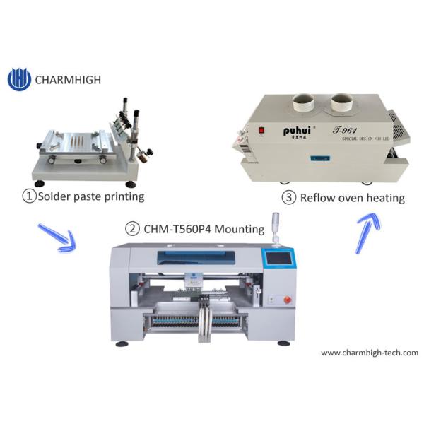 China High Precision SMT Production Line T961 Reflow Oven 60 Feeders Pick And Place Machine on sale China High Precision SMT Production Line T961 Reflow Oven 60 Feeders Pick And Place Machine on sale