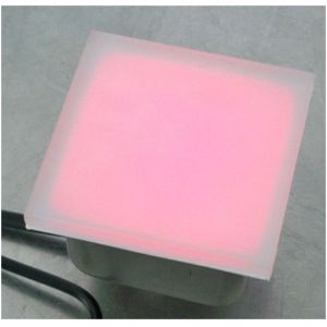 300x300 RGB waterproof square LED garden path brick light