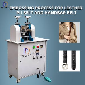 65 KG 220V Hydraulic Leather Pneumatic Belt Roller Embossing Machine