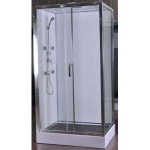 1100 X 800 Rectangle Shower Enclosure Normal Temperature Storage KPN4569
