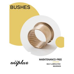 Rolled Bronze Bushing with Diamond Indents | Metric Sleeve material CuSn8 &