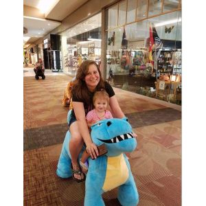 Hansel large size adults and kids drivable coin operated battery animal scooter