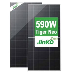 Jinko Solar Panel 570-590 Watt Bifacial Jinko Tiger Neo N-type 72HL4-BDV for