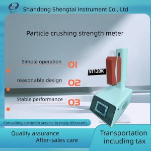 Quality The ST120K particle crushing strength tester automatically measures the size of particle strength and produces results for sale
