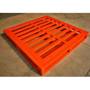China Strong Blue Orange Repairable Recyclable Metal Pallet , 15 - 30kg on sale