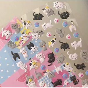 Cartoon 3d Stickers Customized Environmentally Friendly Materials Repeatedly