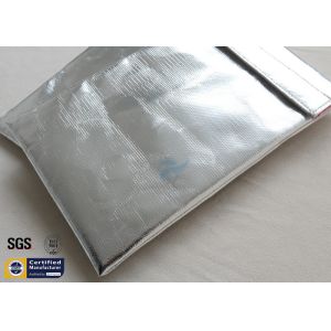 Quality Silver Fireproof Document Bag Pouch 1022℉ Fiberglass Non Irritating Durable for sale