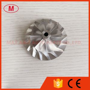 K16 44.20/66.00mm 8+8 blades turbo milling/aluminum 2618/billet compressor wheel