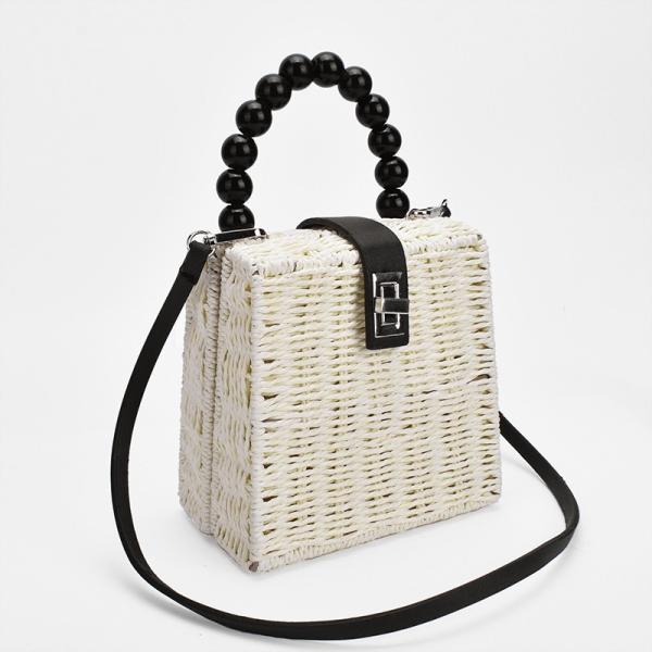 Buy Shoulder Women Crossbody Large Beach Woven Straw Tote Bag at wholesale prices