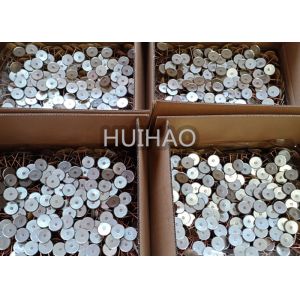 2.7mm Dia Capacitor Discharge Cup Head Pins & Paper Washer For Securing